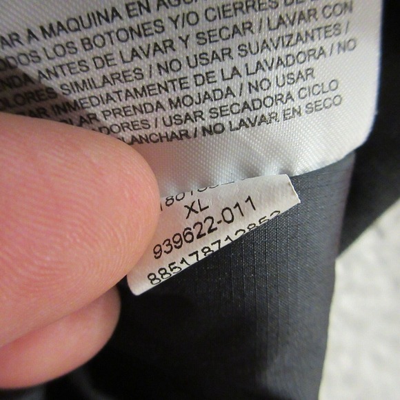 Nike Boys Aviator Bomber Jacket size XL nylon Pilot Flyers Black Red Big Kids - Picture 5 of 10